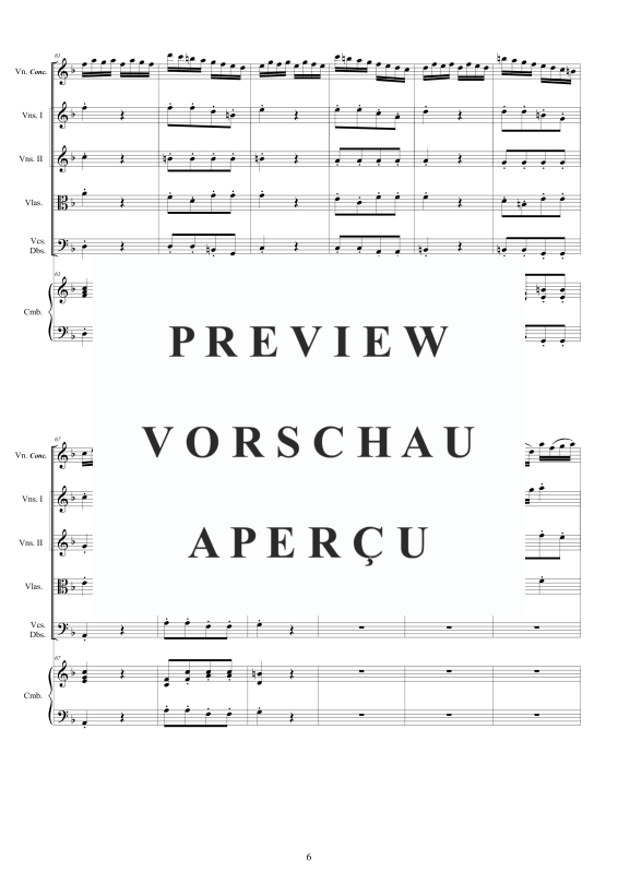 Product gallery: Page 7 of 11 Concerto No.10 in F-Dur Op.9, , Concertante Violin, String Ensemble, and Harpsichord (Bc)