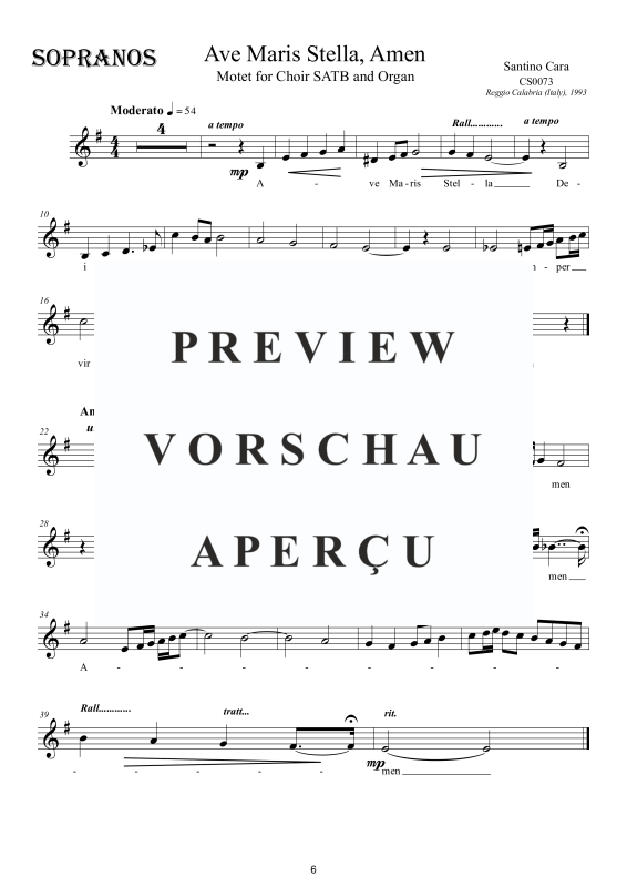Produktgalerie: Seite 7 von 10 Ave Maris Stella, Amen - Motette, , Gemischter Chor und Orgel