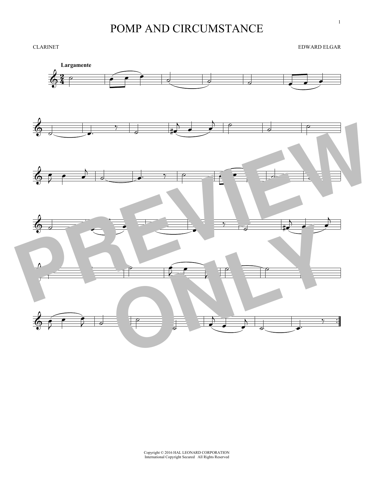 Product gallery: Page 1 of 1 Pomp And Circumstance, Edward Elgar