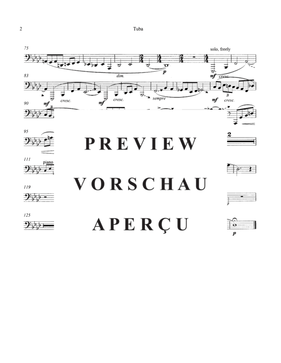 Product gallery: Page 12 of 12 Wind Song , , (tuba + piano)