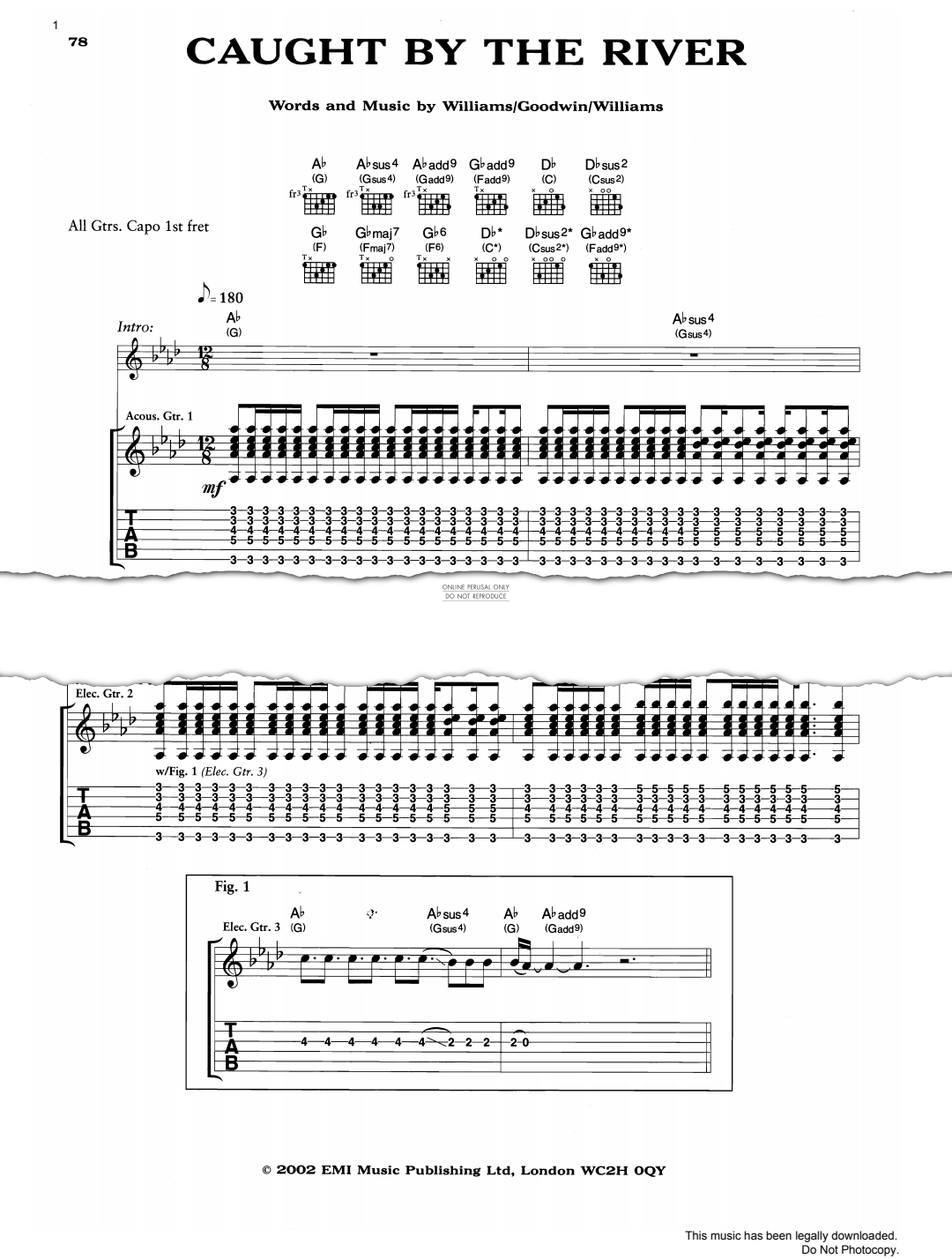 gallery: Caught By The River, Doves, Gesang, Gitarre