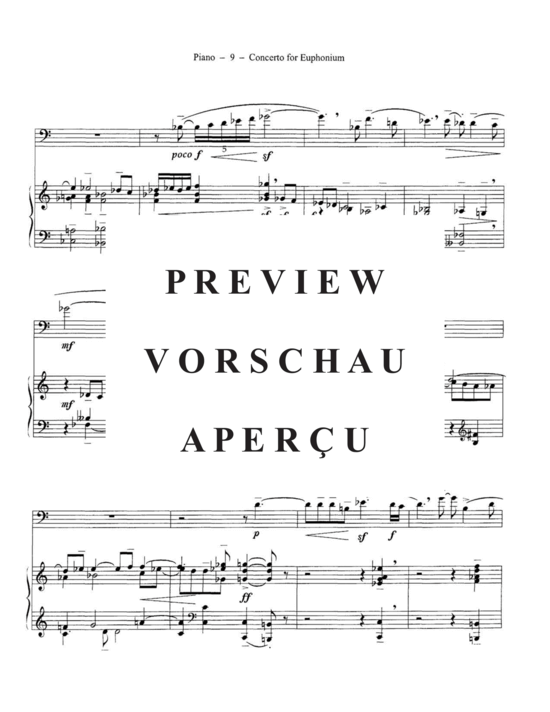 Product gallery: Page 11 of 21 Concerto for Euphonium , , (euphonium + piano)
