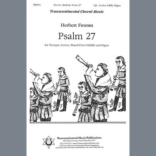 cover: Psalm 27, Herbert Fromm