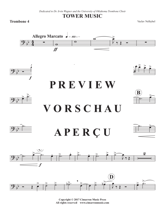 Product gallery: Page 16 of 21 Tower Music , , (Trombone ensemble 1-8 trombones)