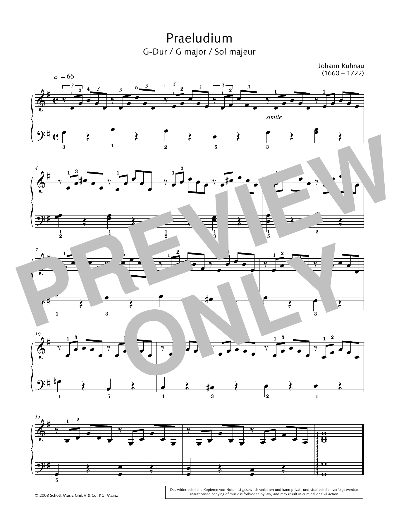 Product gallery: Page 1 of 1 Prelude in G Major, Hans-Gunter Heumann