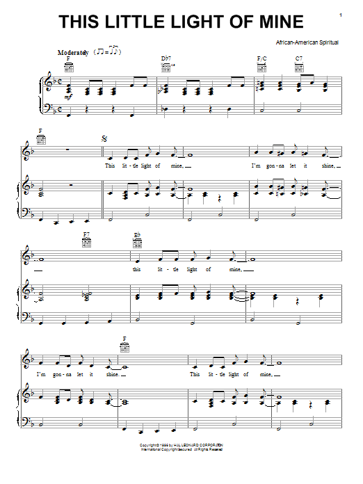 Produktbild zu: This Little Light Of Mine