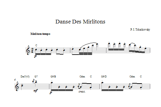 Produktbild zu: Danse Des Mirlitons (Top Line)