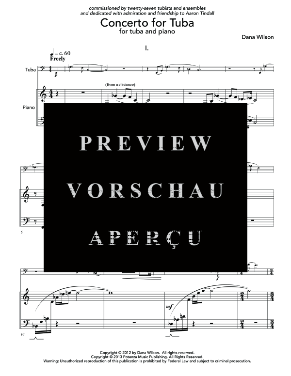 Product gallery: Page 5 of 11 Concerto, , (tuba and piano)