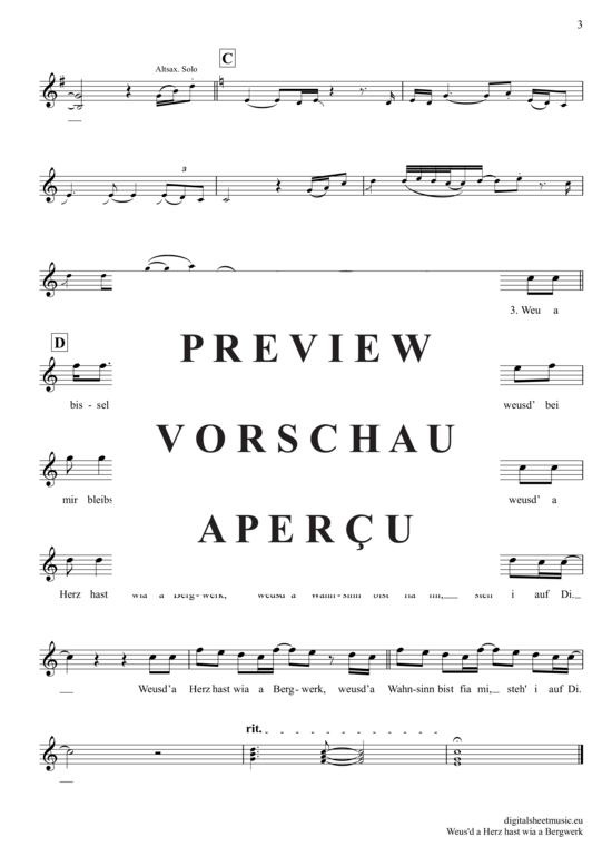 gallery: WeusD´ A Herz Hast Wia Bergwerk , Fendrich, Rainhard, (Klarinette in B)