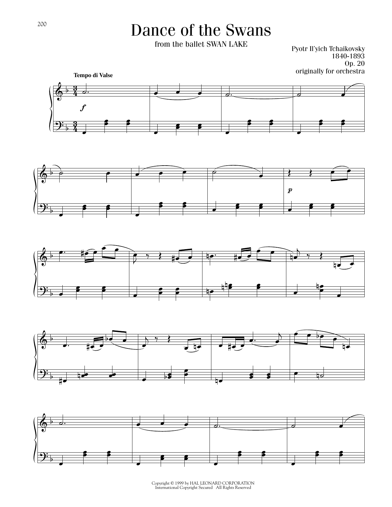 Produktbild zu: Dance Of The Swans