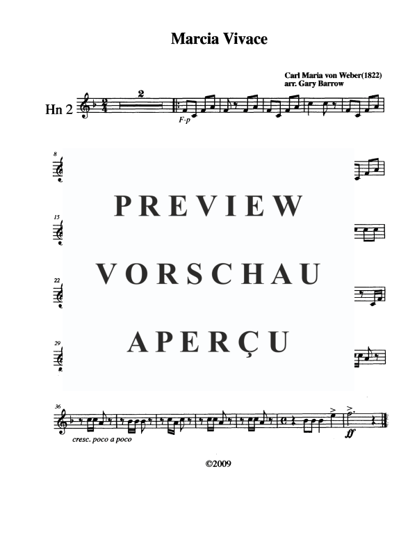 Produktgalerie: Seite 10 von 11 Marcia Vivace, , Posaunenchor 12-stimmig