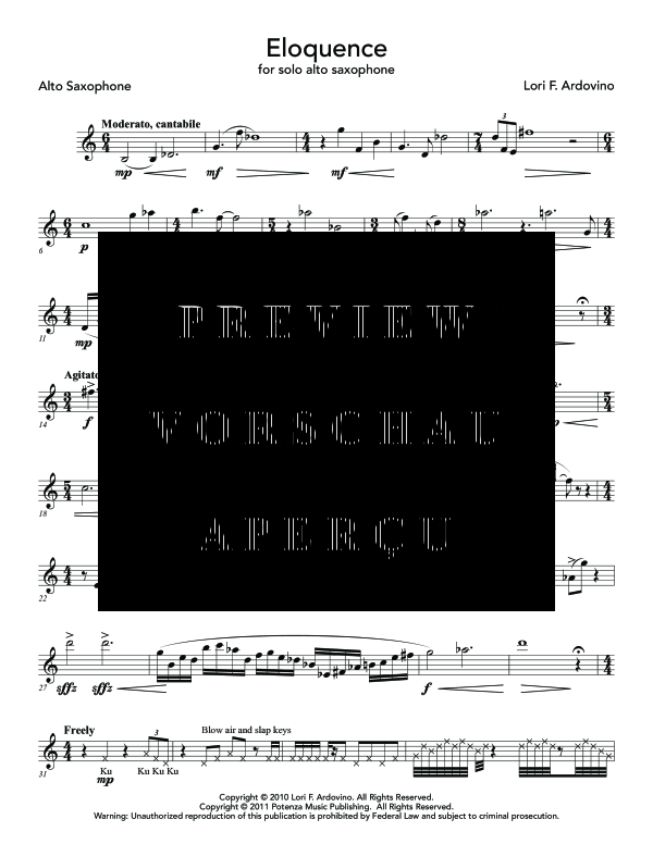 Product gallery: Page 5 of 7 Eloquence, , (alto saxophone solo)