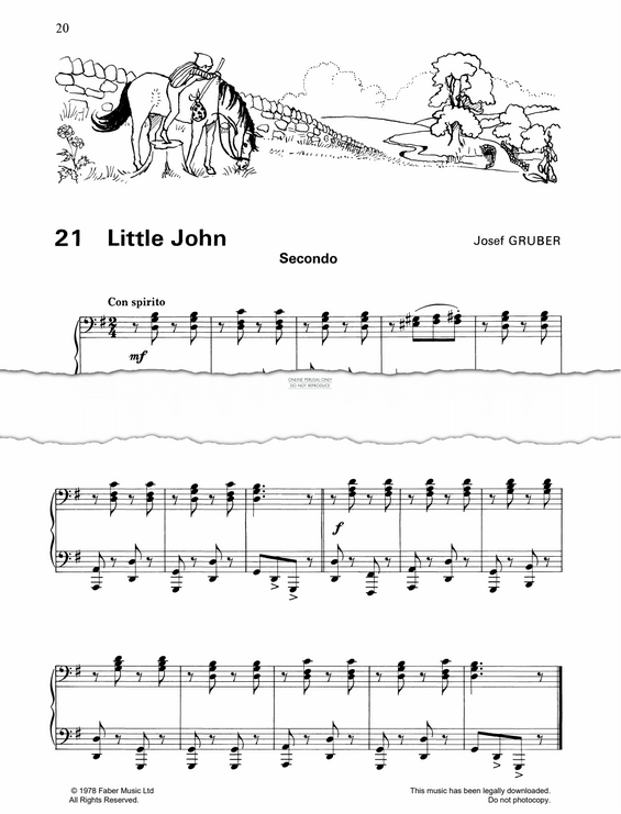 Produktgalerie: Seite 1 von 1 Little John, Josef Gruber, Klavier
