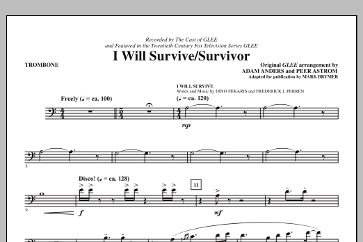 Produktbild zu: I Will Survive/Survivor (arr. Mark Brymer) - Trombone