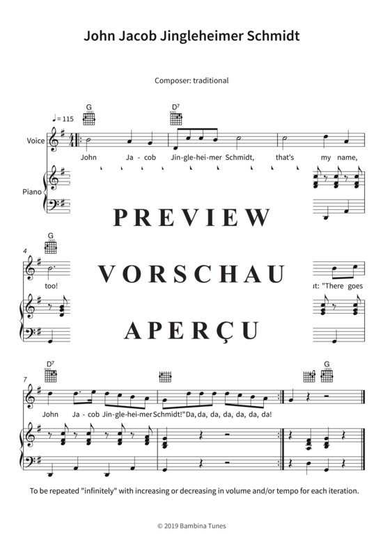 Produktbild zu: John Jacob Jingleheimer SchmidtLars Opfermann