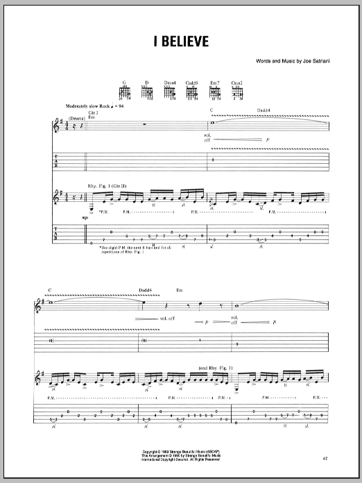 Produktgalerie: Seite 1 von 1 I Believe, Joe Satriani, Gitarre