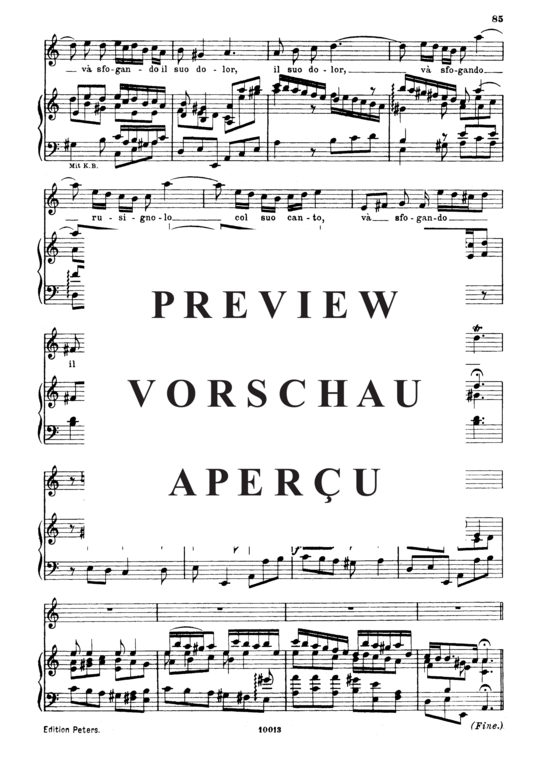 Product gallery: Page 5 of 6 Quel crudele di me pietà non sente, , Soprano Solo and Piano