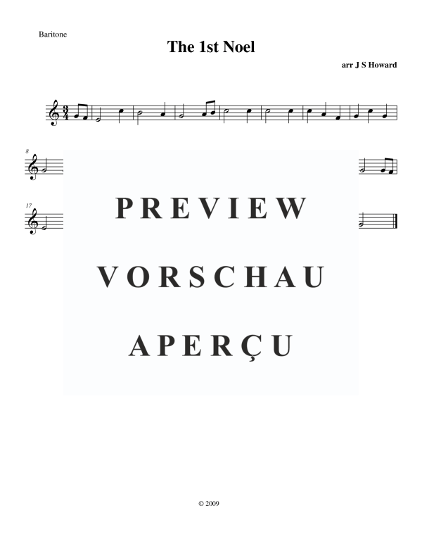 Produktgalerie: Seite 9 von 11 The 1st Noel, , BlechblÀser Ensemble