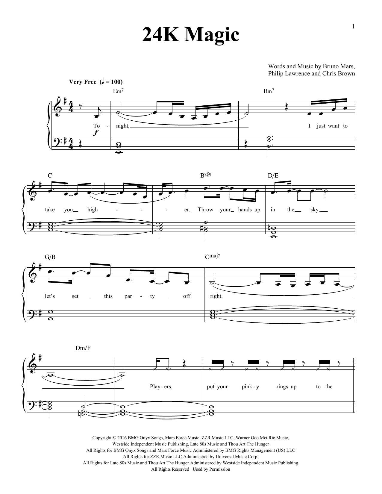 Produktbild zu:  24K Magic - Bruno Mars