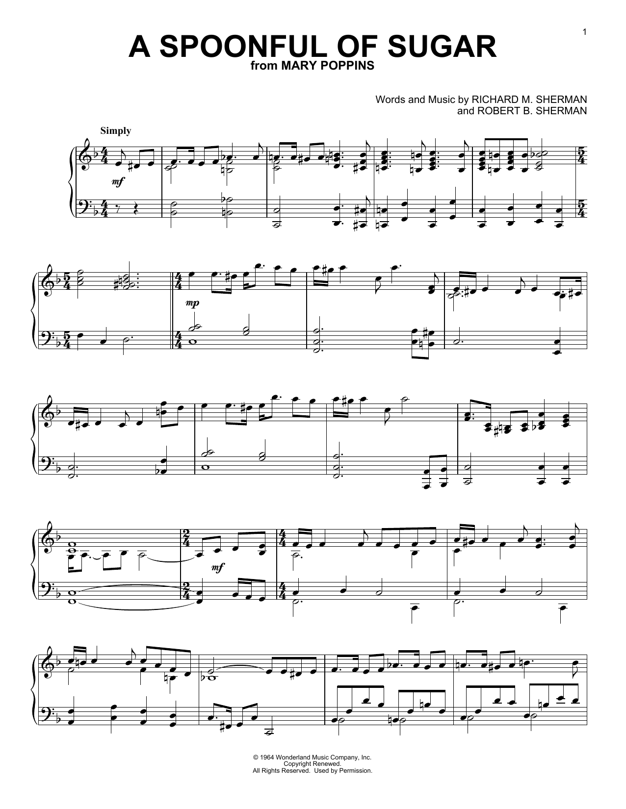 Produktbild zu: A Spoonful Of Sugar (from Mary Poppins)
