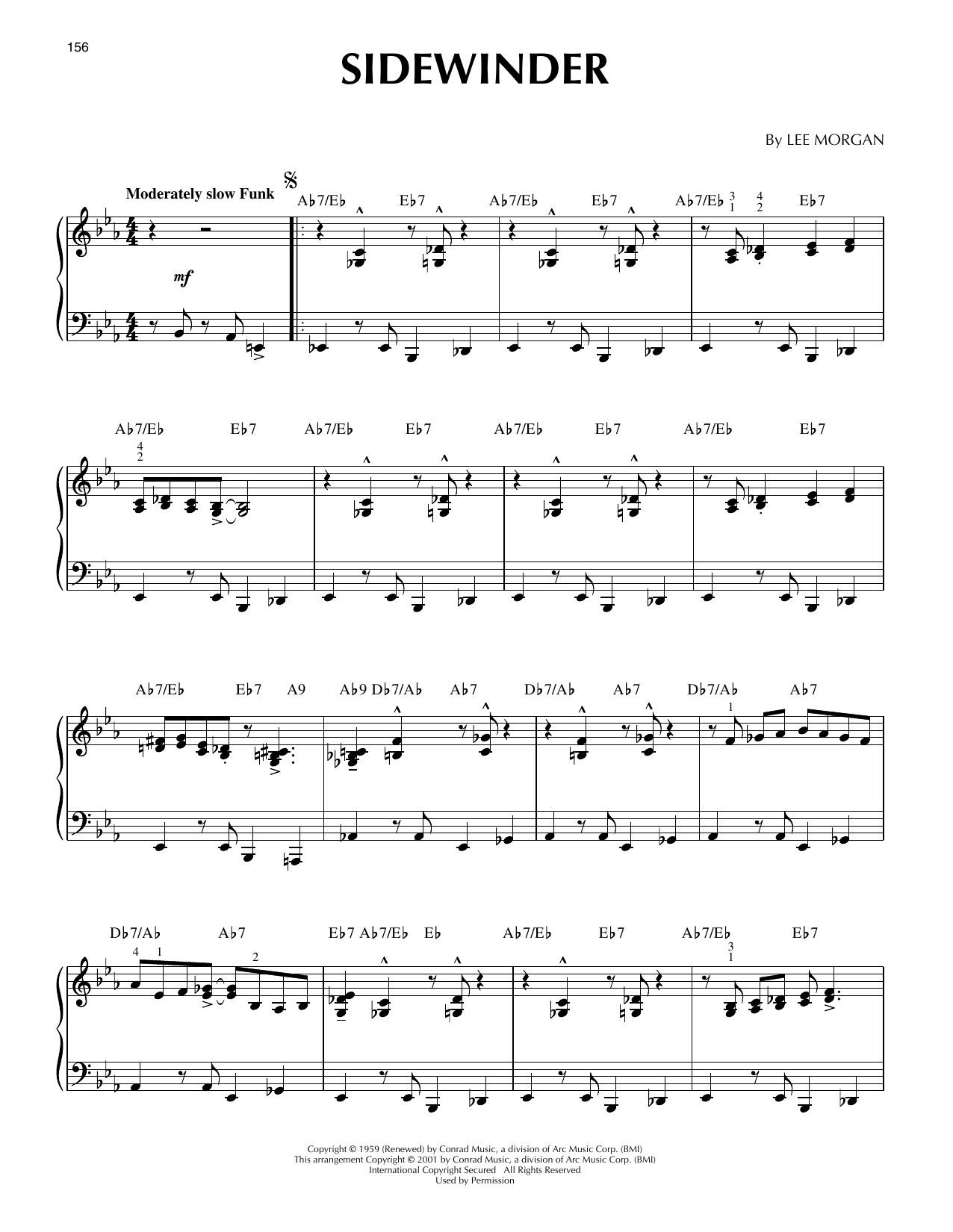 Product picture to: Sidewinder (arr. Brent Edstrom) [Jazz version]