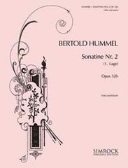 Produktbild zu: Sonatina No. 2, Op. 52a