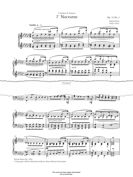 Product picture to: Nocturne No.1, Op.33, No.1