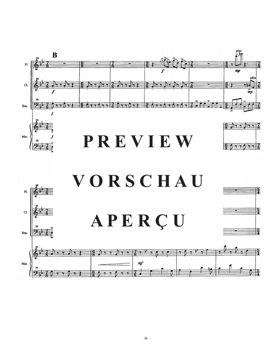 Product gallery: Page 6 of 21 Fantasy Quartet , , (flute, clarinet, bassoon and marimba)