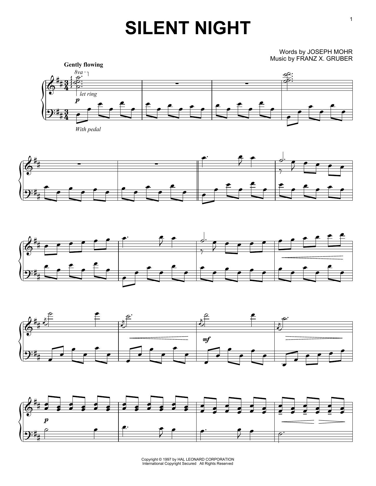 Produktbild zu:  Silent Night - Franz X. Gruber