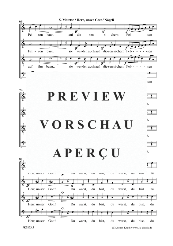 gallery: Herr, unser Gott , , (Gemischter Chor)