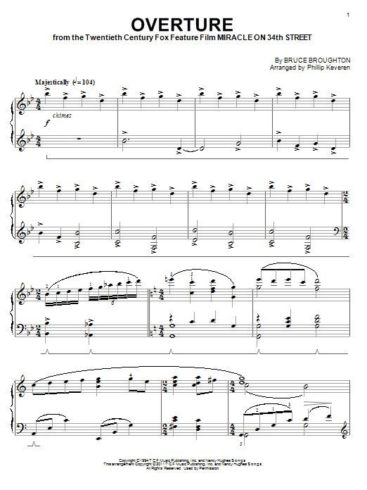 Product gallery: Page 1 of 1 Overture (arr. Phillip Keveren), Bruce Broughton