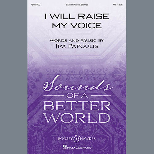 cover: I Will Raise My Voice, Jim Papoulis, Chor