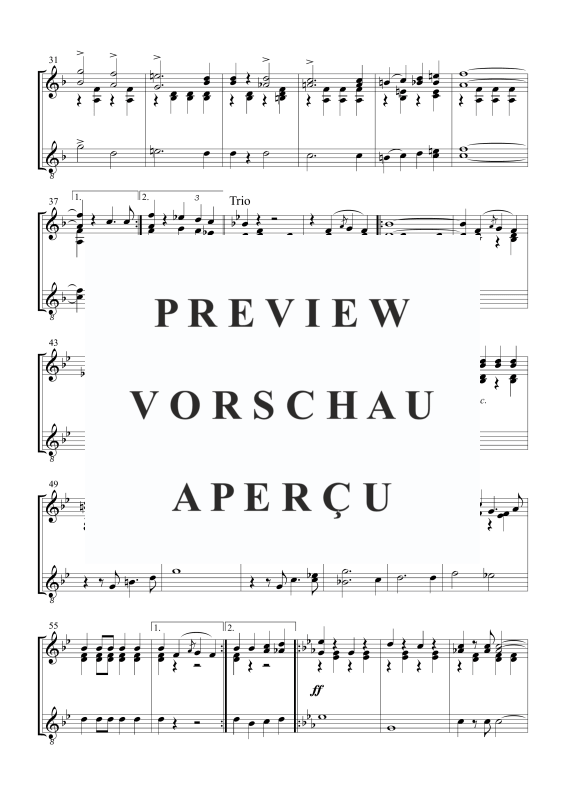Produktgalerie: Seite 6 von 7 Fürst Bülow - Marsch, , Posaunenchor
