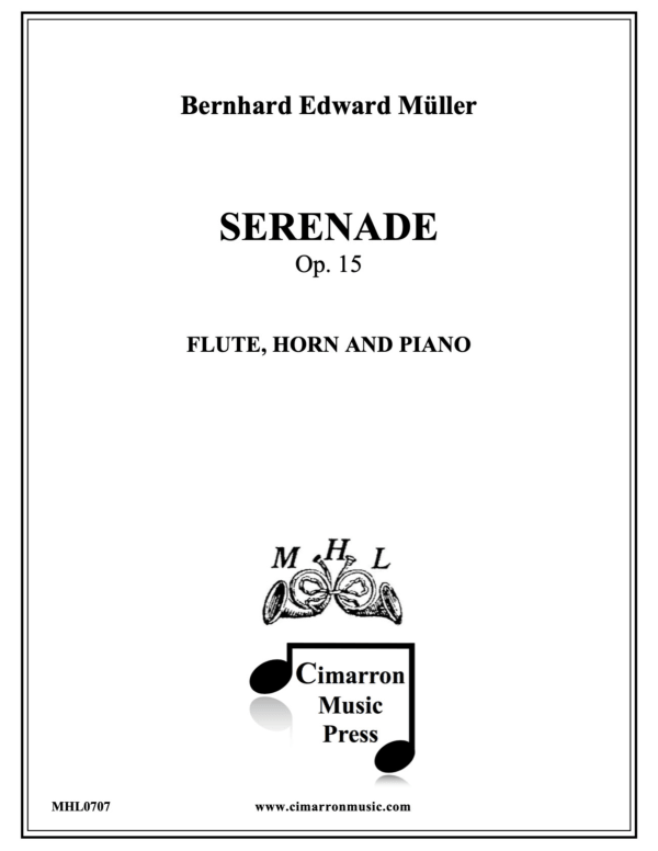 cover: Serenade Op. 15, , Flute, French Horn and Piano