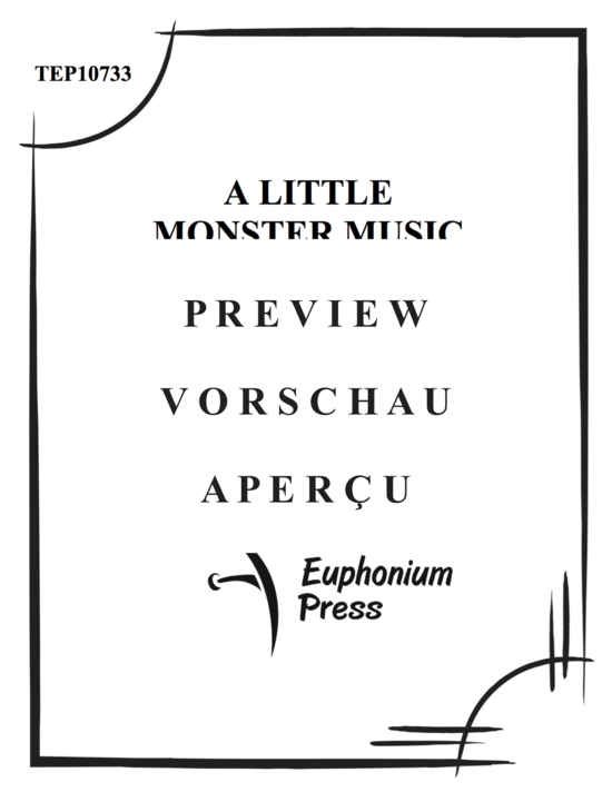 Produktgalerie: Seite 2 von 21 A Little Monster Music , , (Tuba Ensemble EEEETTTTTTTT)