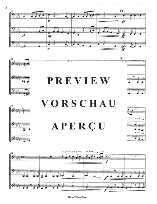 Produktgalerie: Seite 4 von 12 Three Tubas Two , , (Tuba Dett + opt. Tuba 3)