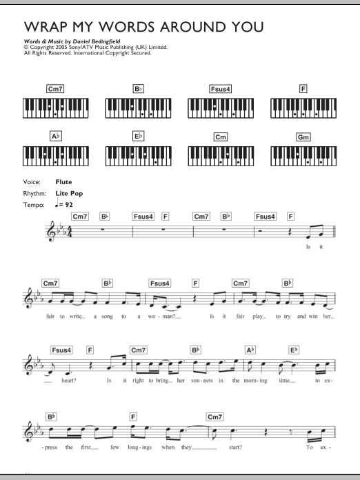 Produktbild zu: Wrap My Words Around You