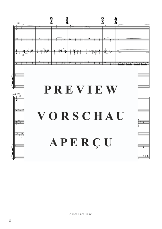 gallery: Abeca, , Quintett: Klarinette in B, Posaune, Gitarre, Kontrabass, Schlagzeug