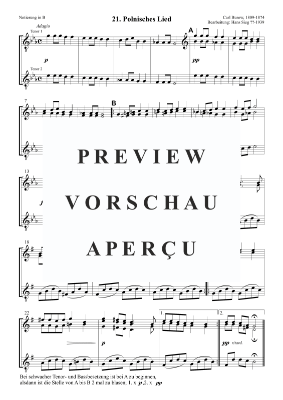 Product gallery: Page 3 of 3 Polnisches Lied, , Trombone Choir