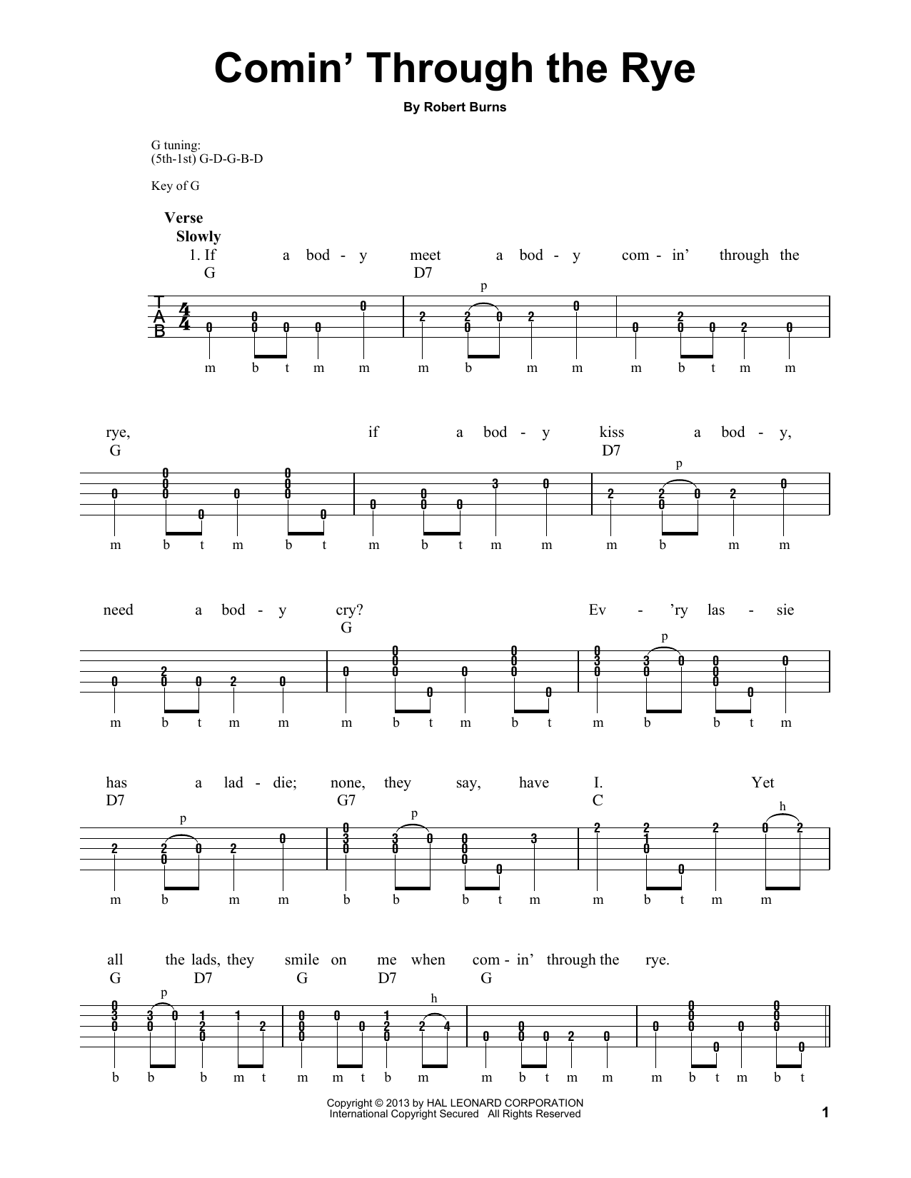 Produktgalerie: Seite 1 von 1 Comin' Through The Rye, Michael Miles, Banjo