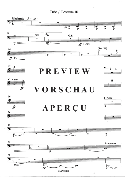 Product gallery: Page 3 of 3 Gottes Verheissung nach der Sindflut , , (tuba/trombone 3 - single part)