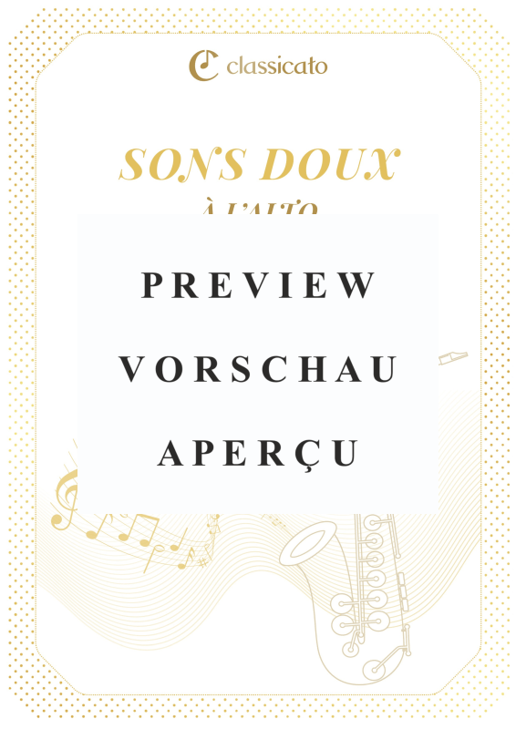 Produktgalerie: Seite 2 von 11 Sons doux à l´alto saxophone - Rêveries & classiques tendres - Versions simplifiées, , Altsaxophon in Es