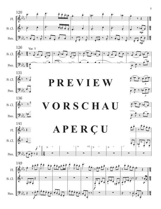 Product gallery: Page 6 of 17 Hymnal Variations , , (flute, clarinet, bassoon)