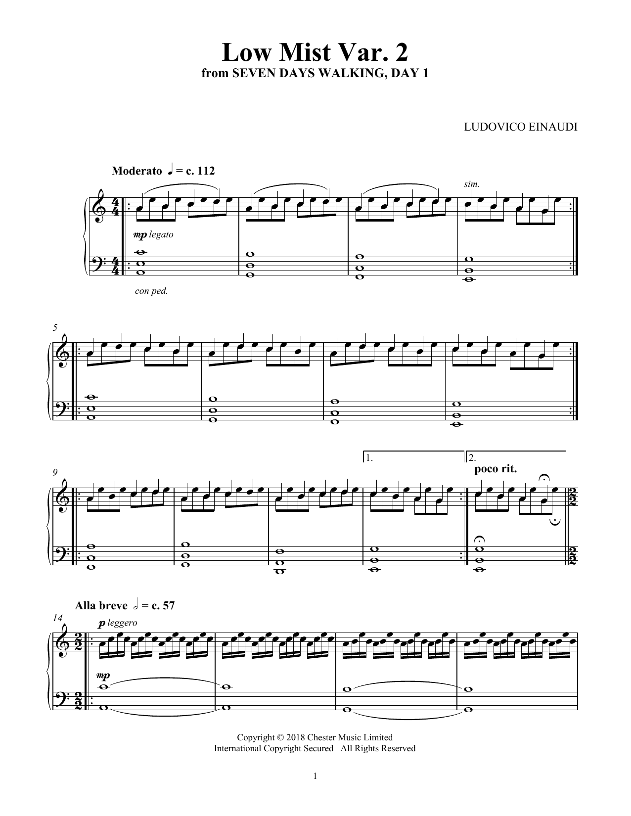 Produktbild zu: Low Mist Var. 2 (from Seven Days Walking: Day 1)