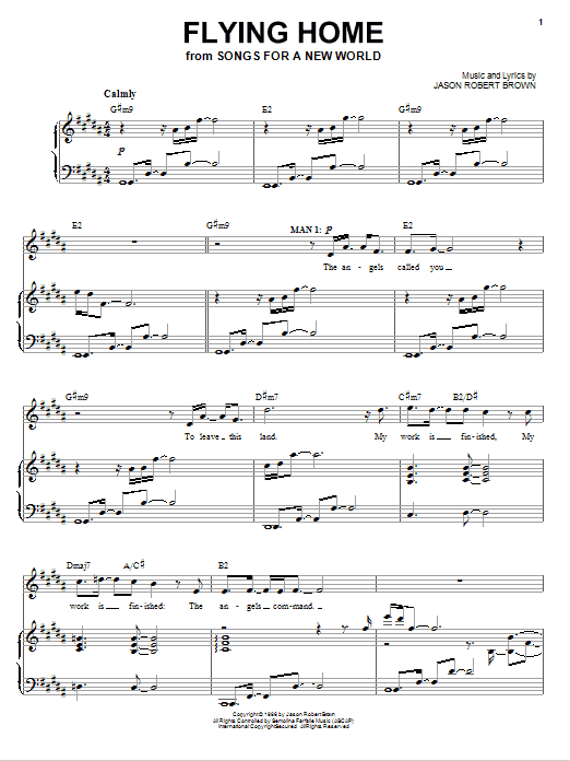 Produktbild zu: Flying Home (from Songs for a New World)