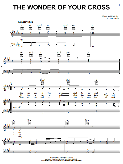 Produktbild zu: The Wonder Of Your Cross