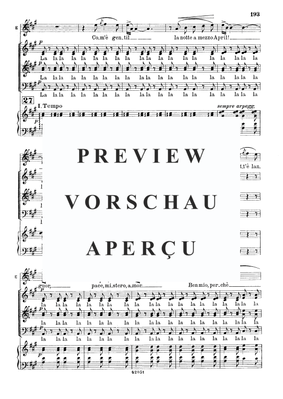 Produktgalerie: Seite 5 von 7 Com e gentil la notte a mezzo april, , Tenor und Klavier
