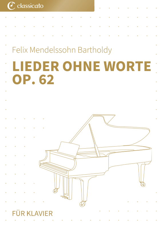 cover: Lieder ohne Worte op. 62, , Solo Piano