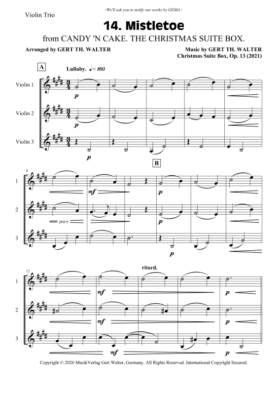 Produktbild zu: MistletoeGert Th. Walter