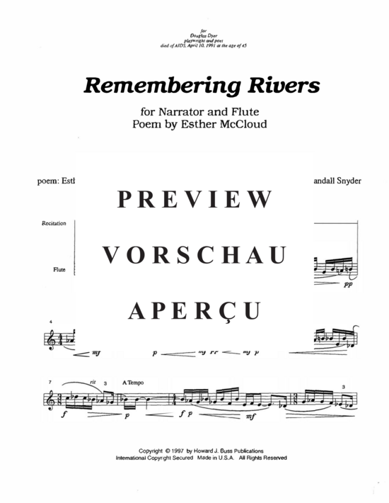 Product gallery: Page 4 of 18 Remembering Rivers , , (Narrator and flute)